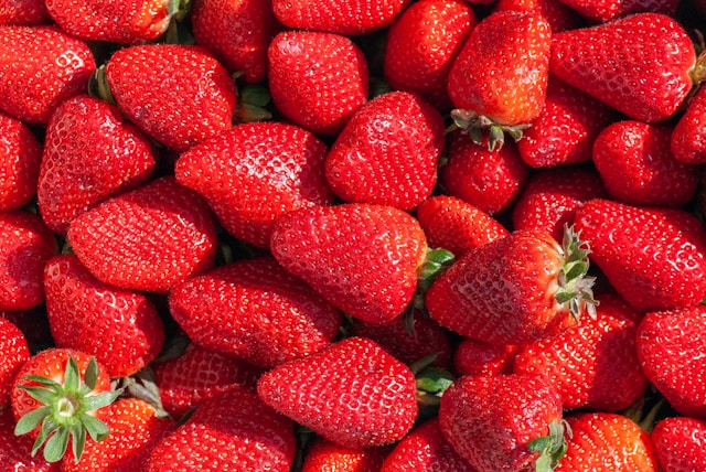 What is the freeze-dried strawberry?